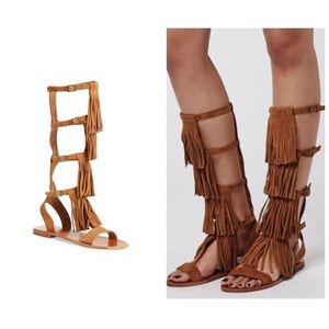 TOPSHOP Gladiator Sandal BLACK